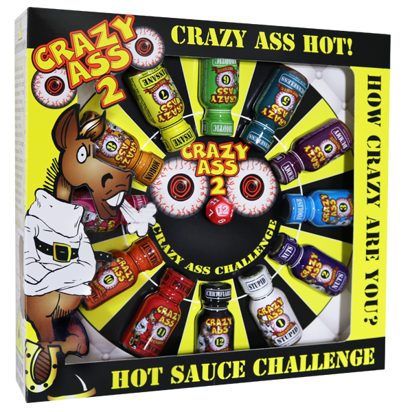  Crazy Hot Sauce Gift Set - Gourmet Challenge Dice